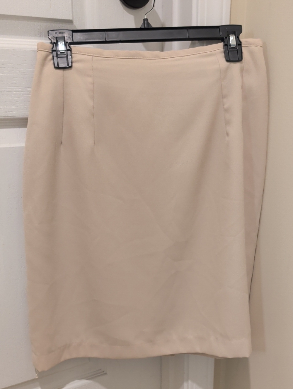 Bice Tailored Women's Pencil Skirt in Light Beige